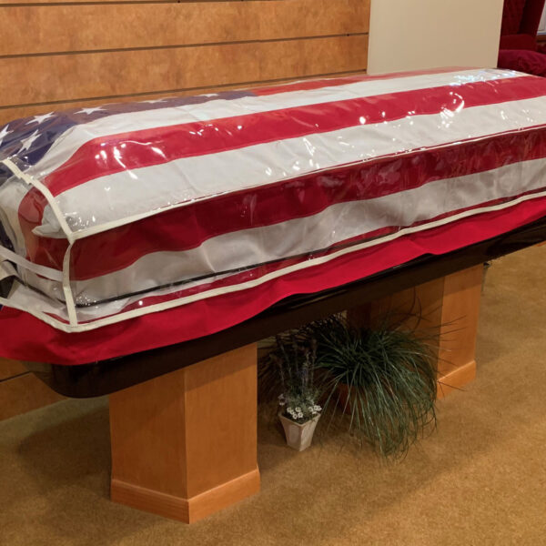 All Weather Premium Casket Cover - Clear - Image 1