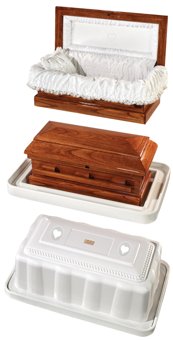 Wood Casket/Vault Combo Monarch