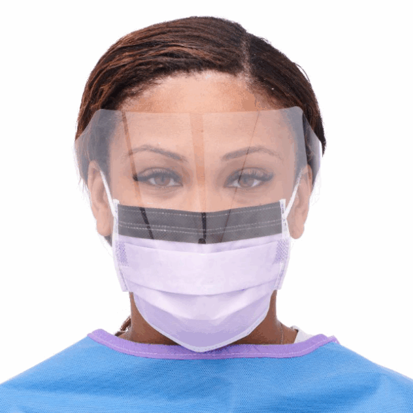 Ear Loop Mask w/ Shield - Image 1