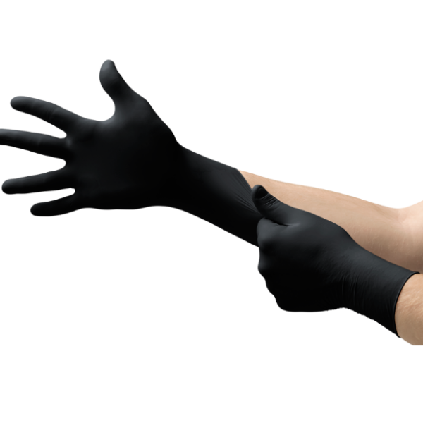 Microflex MidKnight High Risk Nitrile Exam Gloves - Image 2