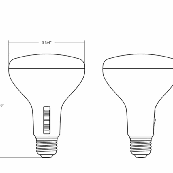 Dimmable LED Flood Light Bulb - Adjustable White - Image 2